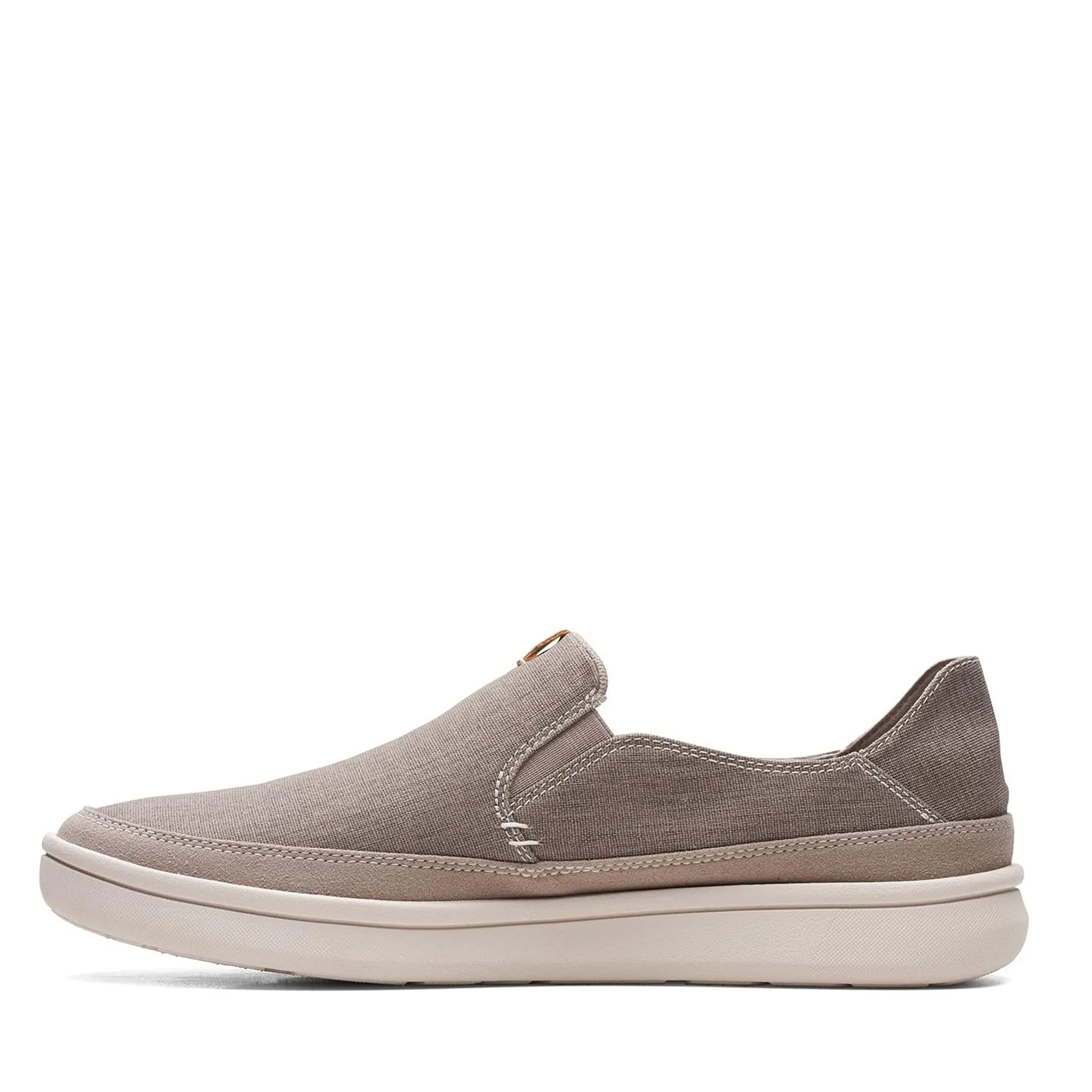 Men's Clarks Cantel Step - Stone Canvas