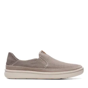 Men's Clarks Cantel Step - Stone Canvas