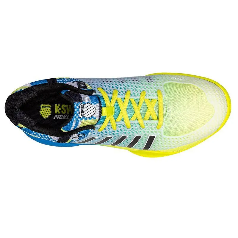 Men's Express Light Pickleball Shoes Brilliant Blue and Optic Yellow