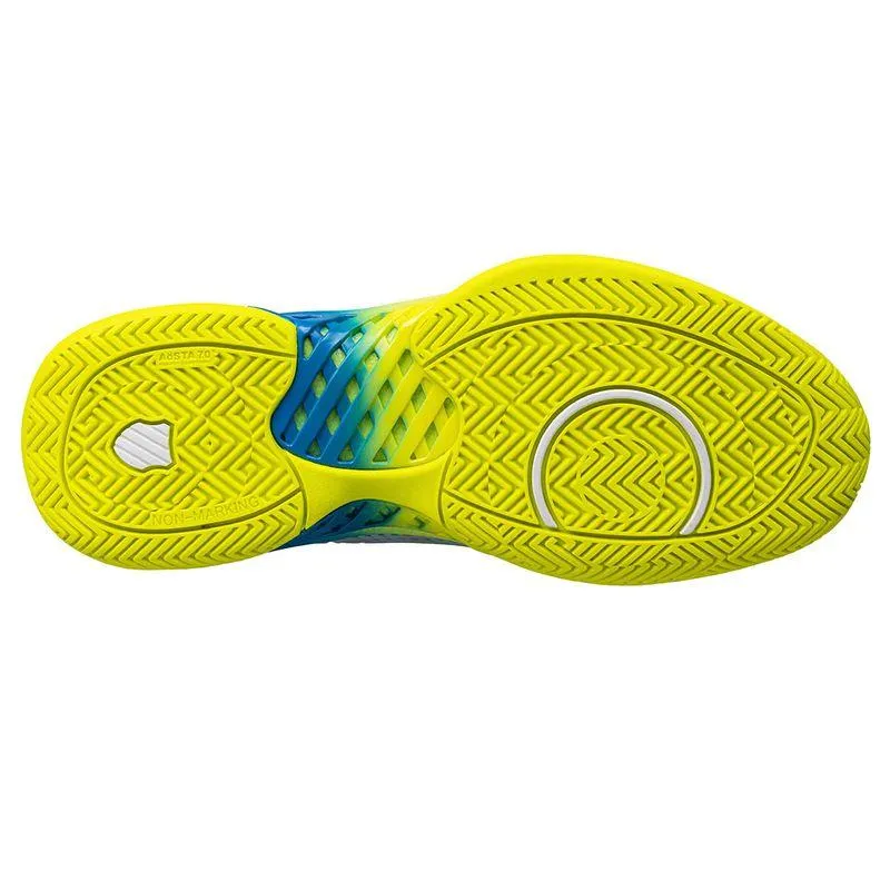 Men's Express Light Pickleball Shoes Brilliant Blue and Optic Yellow