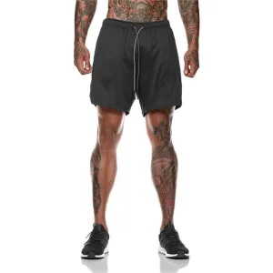 Men's Fitness Shorts: Breathable Mesh Quick Dry Sport Shorts