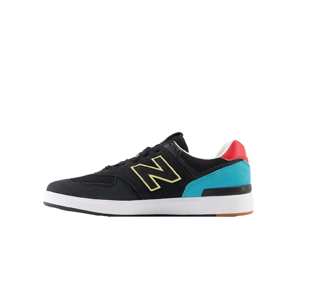 Mens New Balance 574 Black Athletic Casual Sneakers