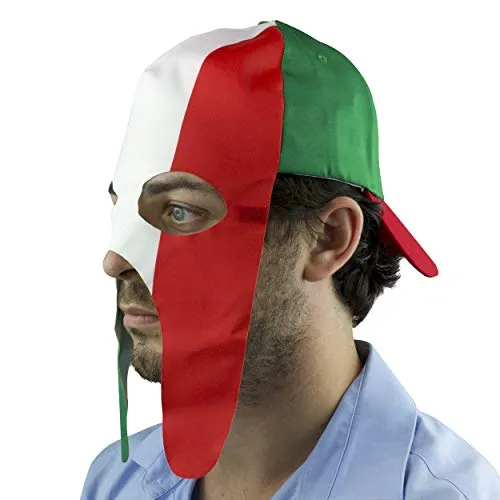 Mexico Fan Mask and Hat Combo for Parties or Sporting Events Maccabi Art