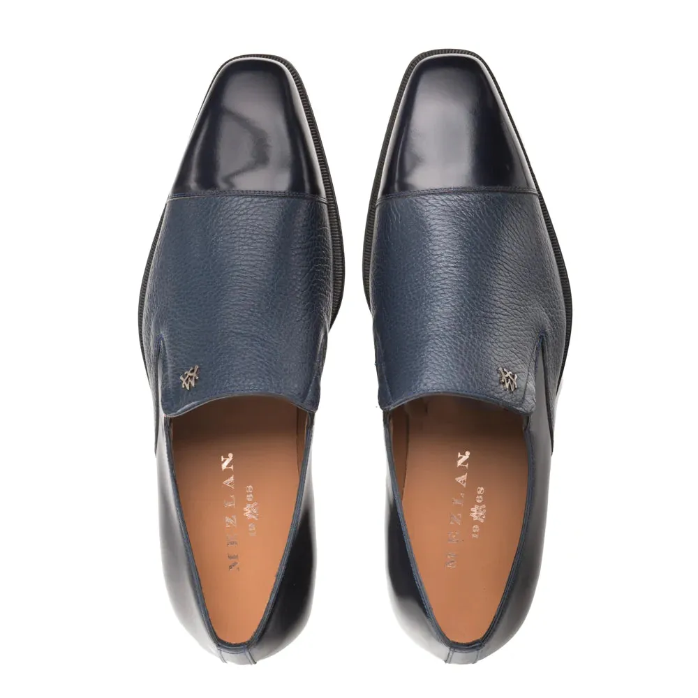 Mezlan Milani Slip on Italian Loafer Shoe - Blue