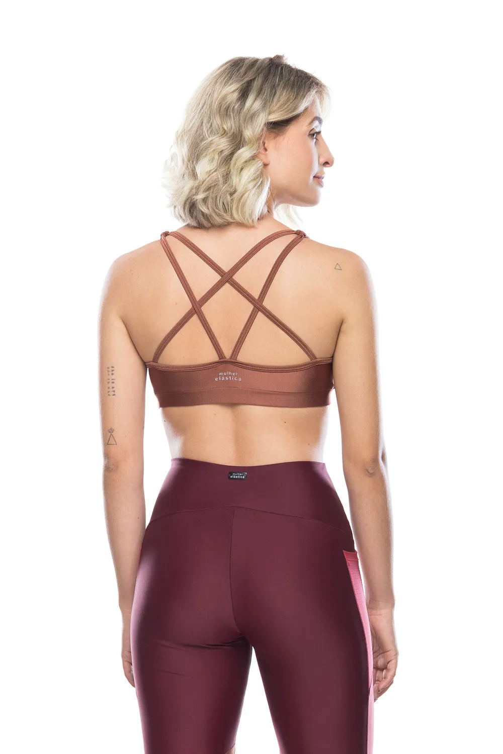 Natallie Bronze Sports Bra