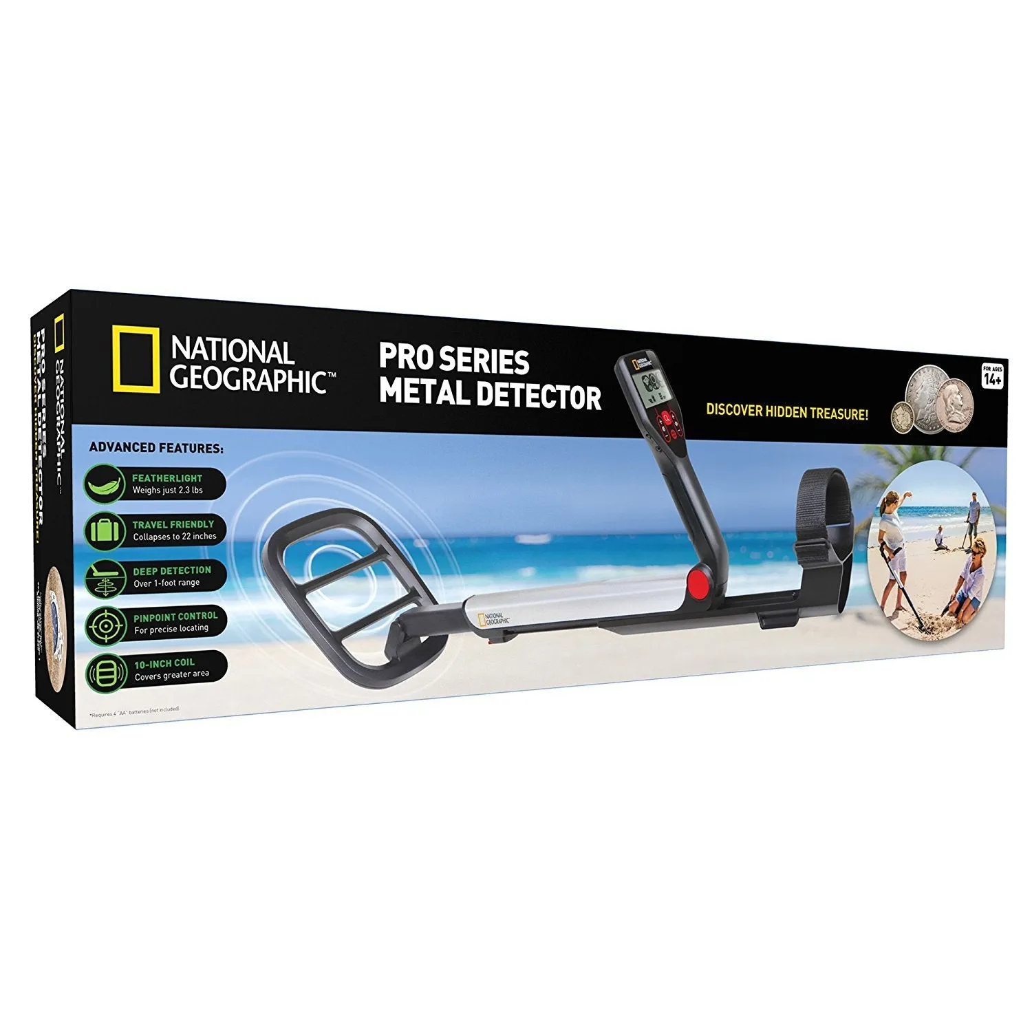 NATIONAL GEOGRAPHIC PRO Series Metal Detector