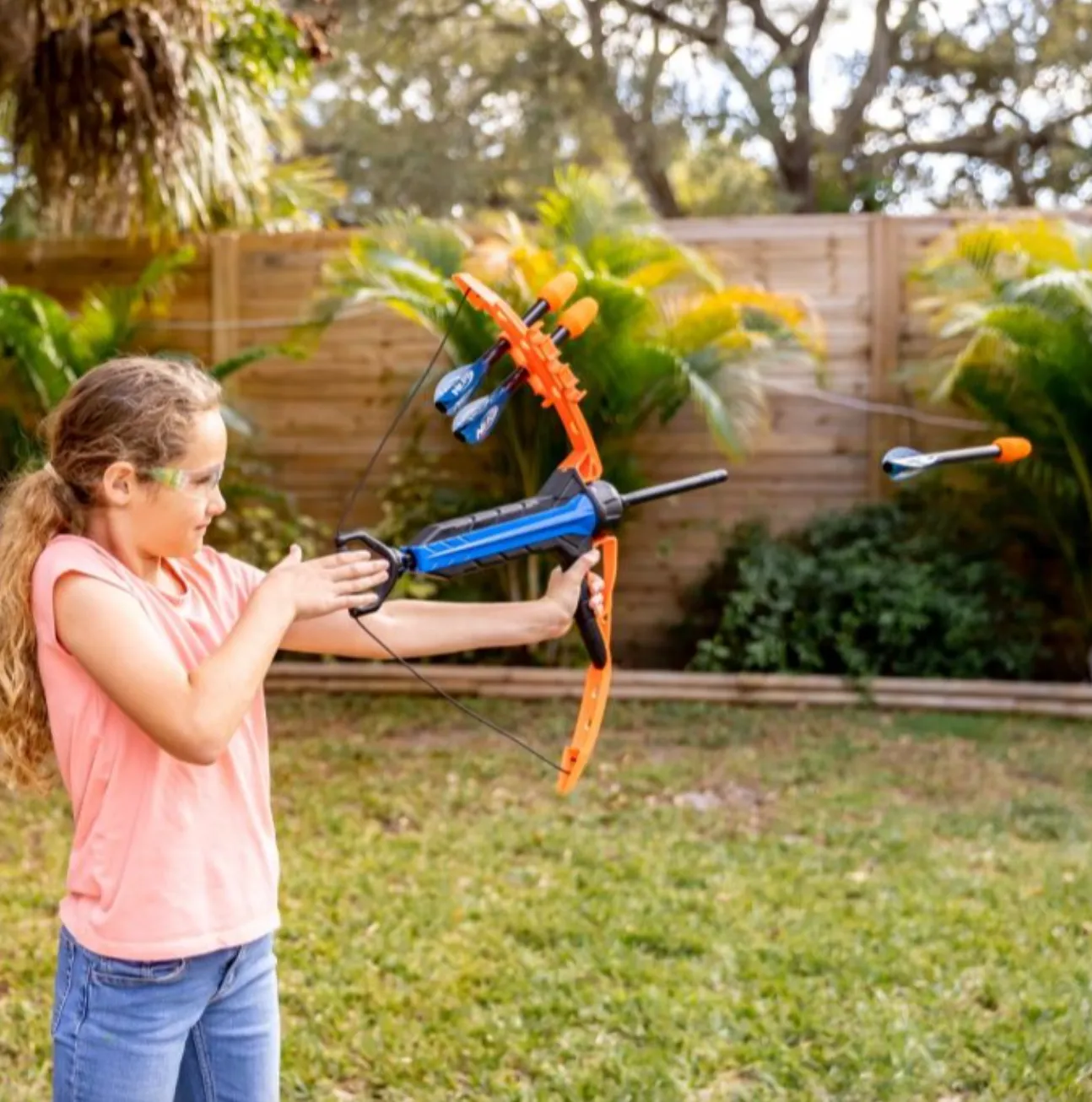 NERF AIR POWERED BOW & ARROW