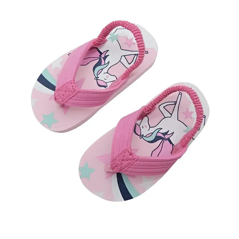 New Baby Flip-flops Sports Sandals Outdoor Open Toe Kids Slippers Summer Sandal Children Flip-flops Boy Girl Slipper Beach Shoe