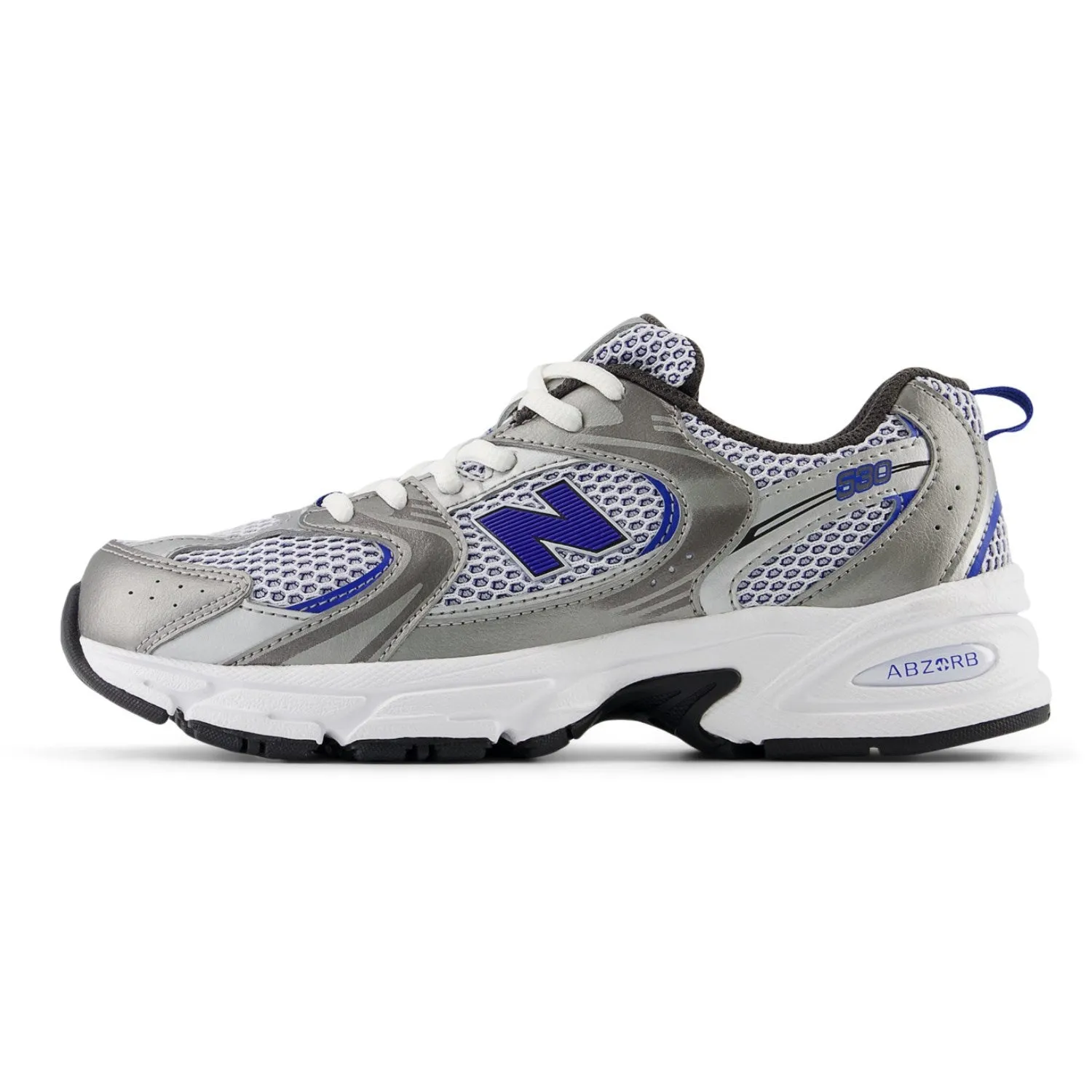 New Balance Dark Silver Metallic New Balance 530 Kids Lace