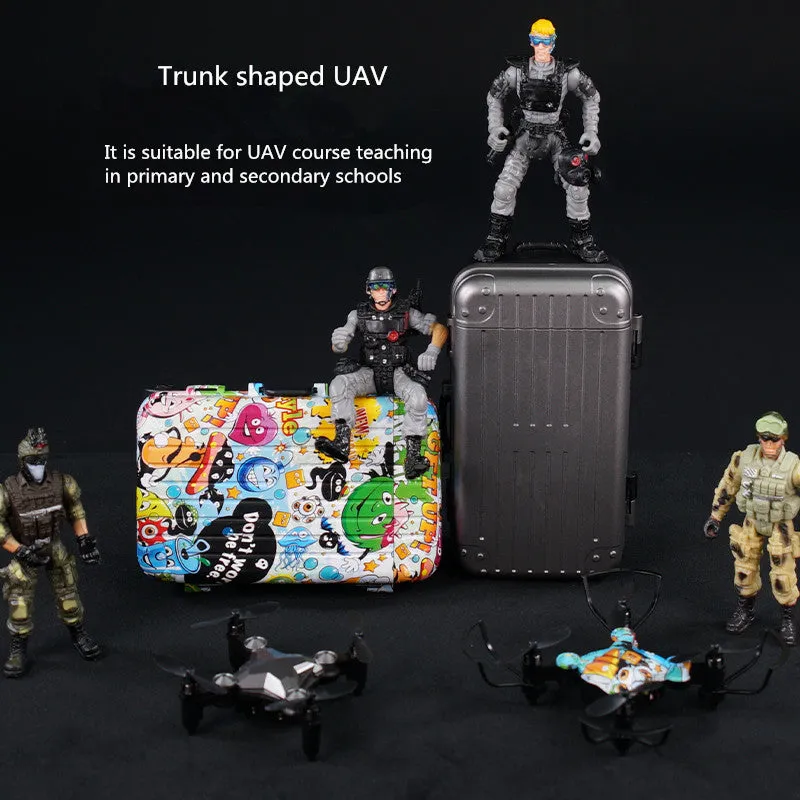 New Luggage Storage Box Folding Mini UAV Axis Children's Toys Drone | Brodtica.com