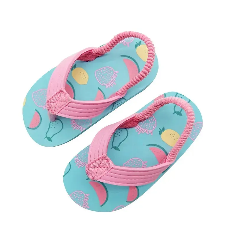 New Summer Sandal Children Flip-flops Boy Girl Slipper Beach Shoe Baby Flip-flops Sports Sandals Outdoor Open Toe Kids Slippers