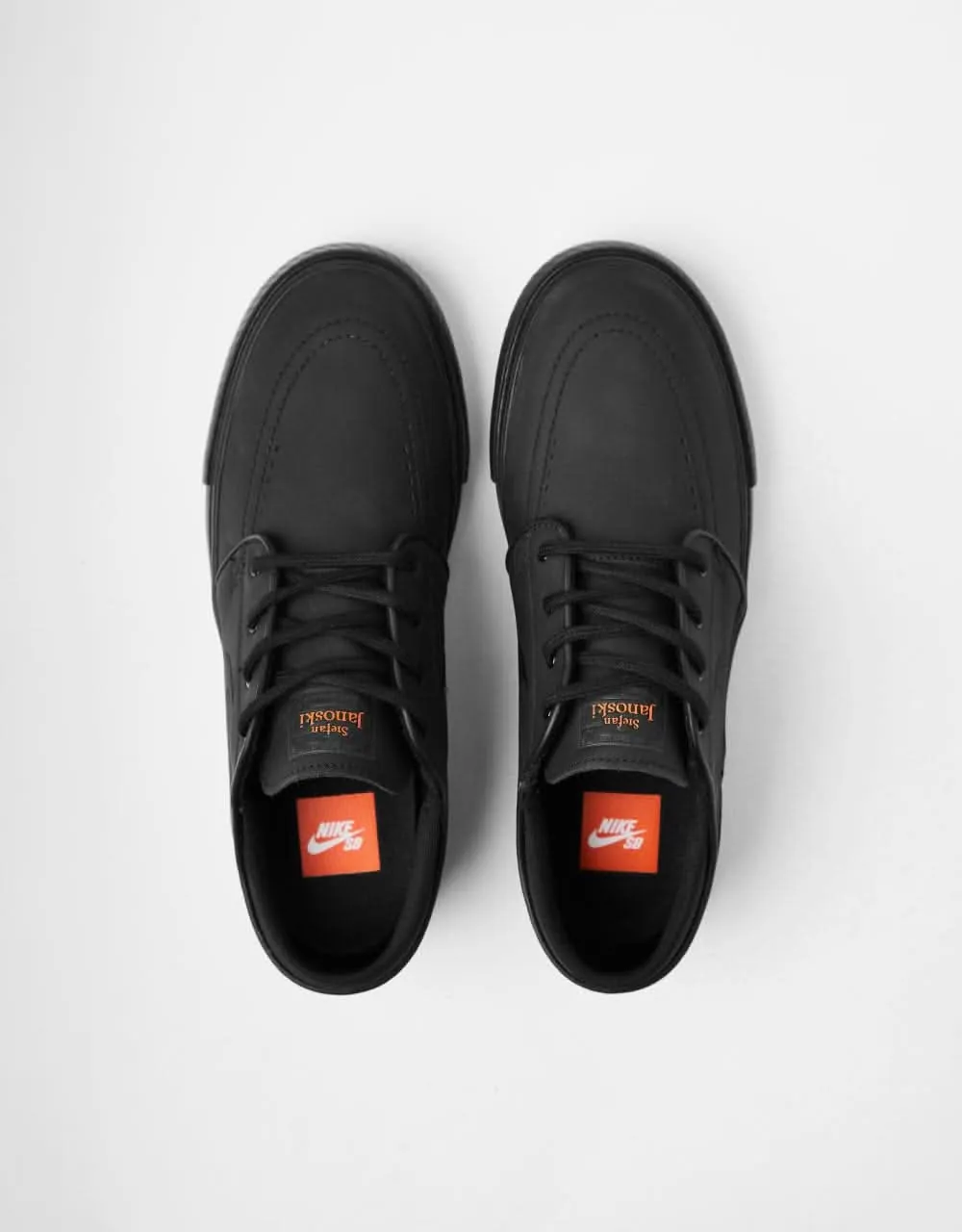 Nike SB 'Orange Label' Zoom Janoski OG  ISO Skate Shoes - Black/Black-Black-Black-Anthracite-Safety Orange