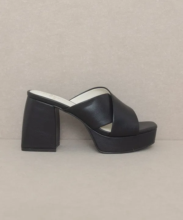 Oasis Society Carmen - Chunky Platform Mule Heel - Online Exclusive