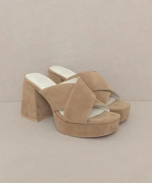 Oasis Society Carmen - Chunky Platform Mule Heel - Online Exclusive