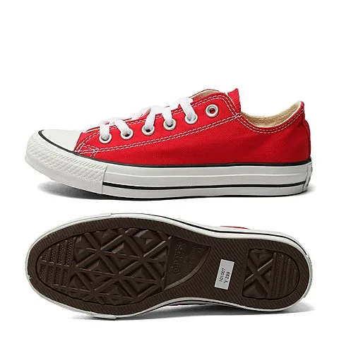 Original Converse all star canvas shoes women man unisex sneakers low classic women Skateboarding Shoes red color