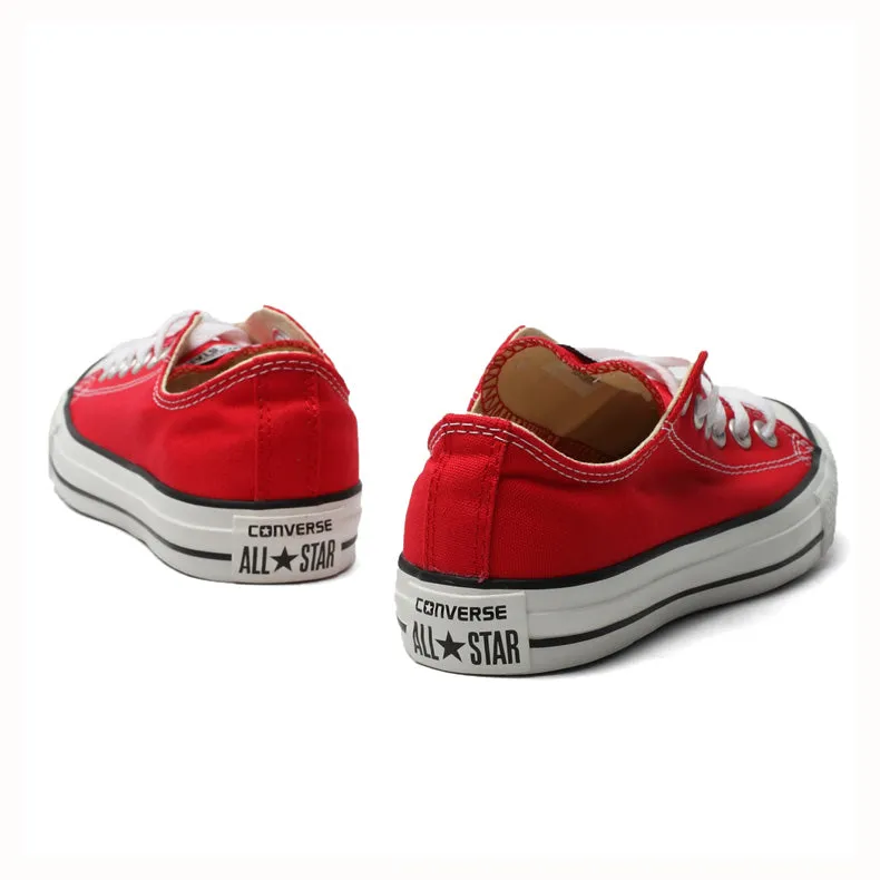 Original Converse all star canvas shoes women man unisex sneakers low classic women Skateboarding Shoes red color