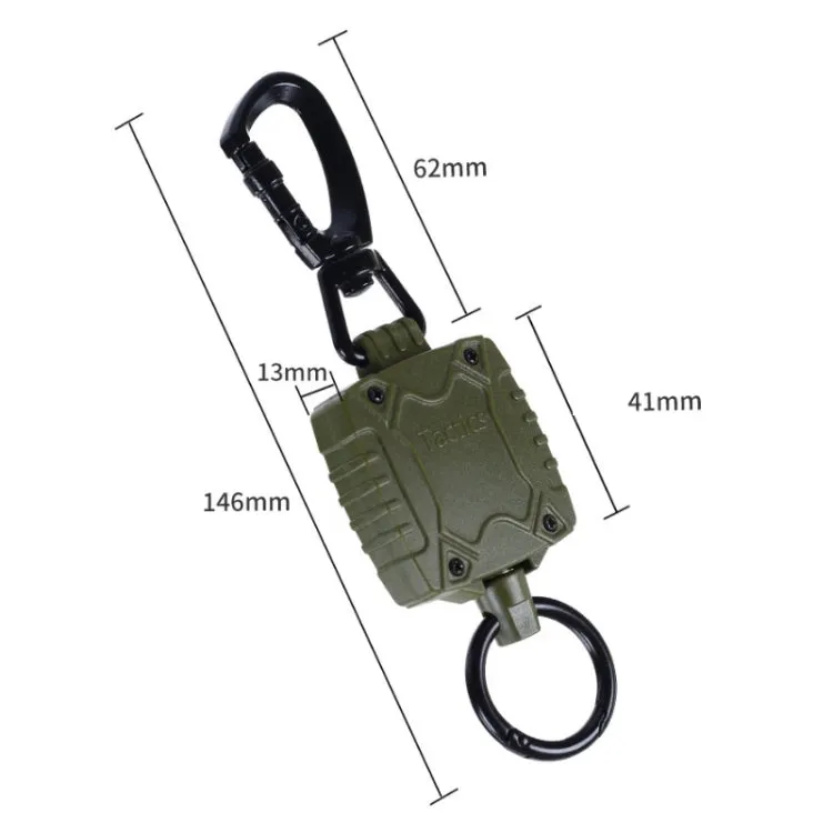 Outdoor Fishing Zinc Alloy Retractable Metal Hanging Buckle(6862)