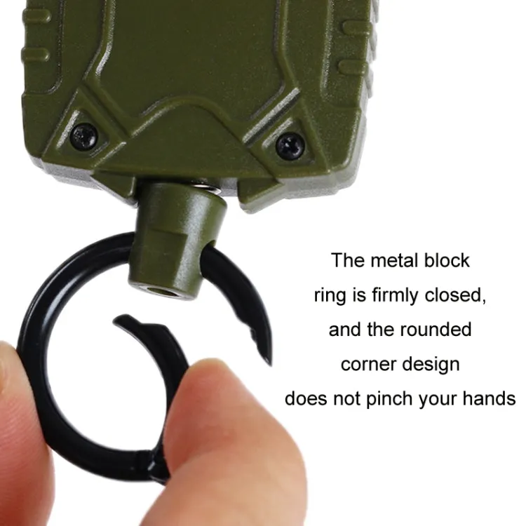 Outdoor Fishing Zinc Alloy Retractable Metal Hanging Buckle(6862)