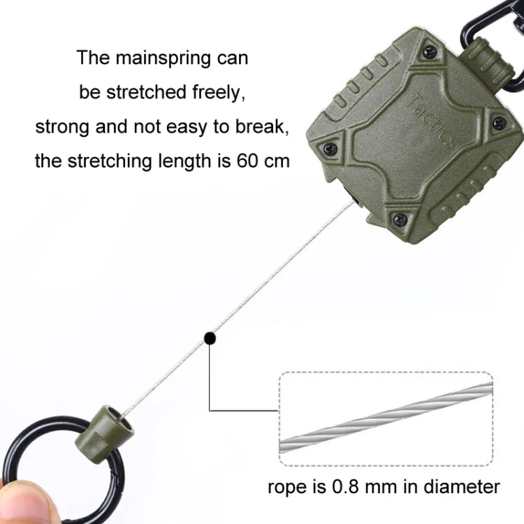 Outdoor Fishing Zinc Alloy Retractable Metal Hanging Buckle(6862)