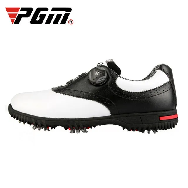 PGM Men Golf Shoes Waterproof Sports Shoes Rotating Buckles Anti-slip Sneakers Multifunctional Golf Trainers