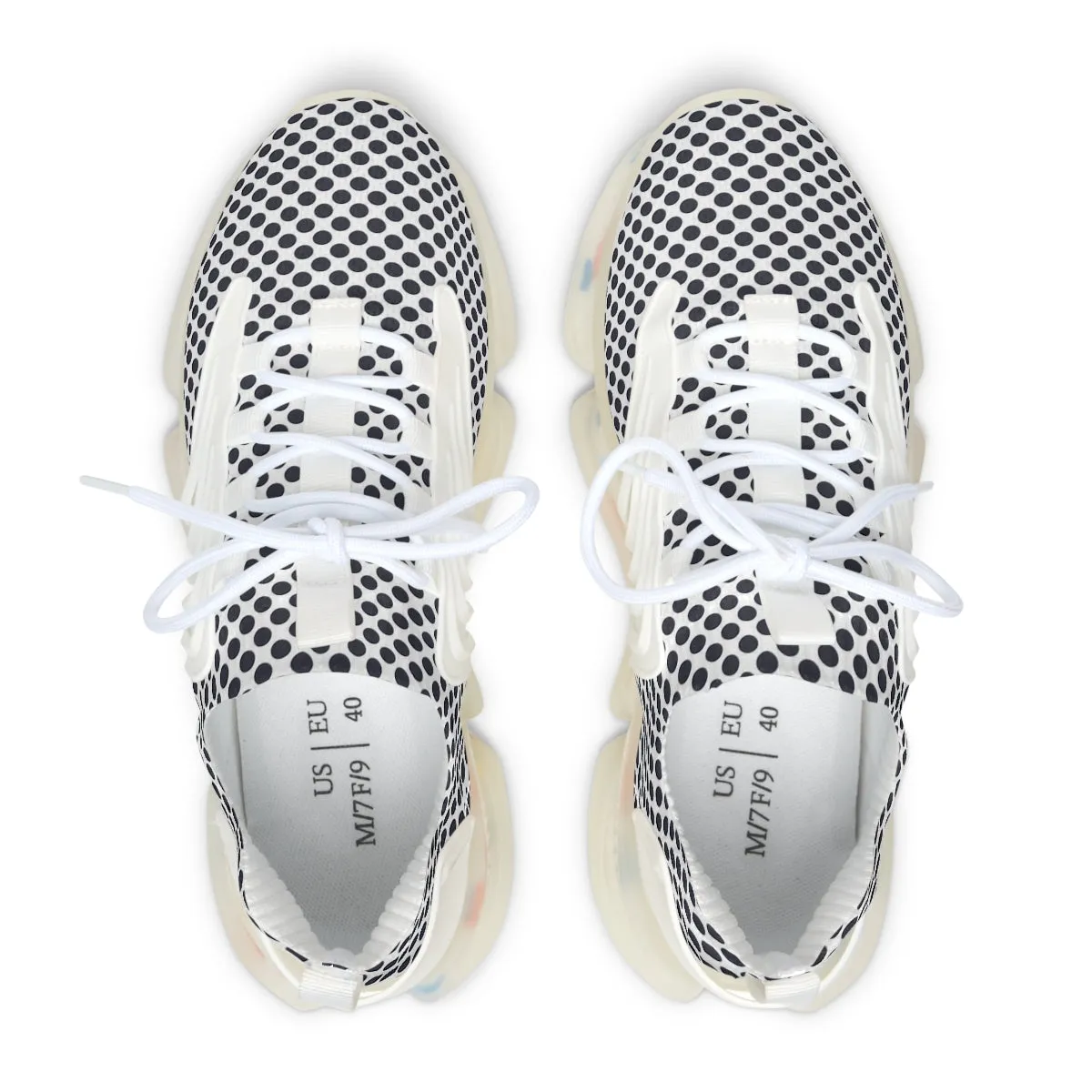 Polka Dots Women's Mesh Sneakers