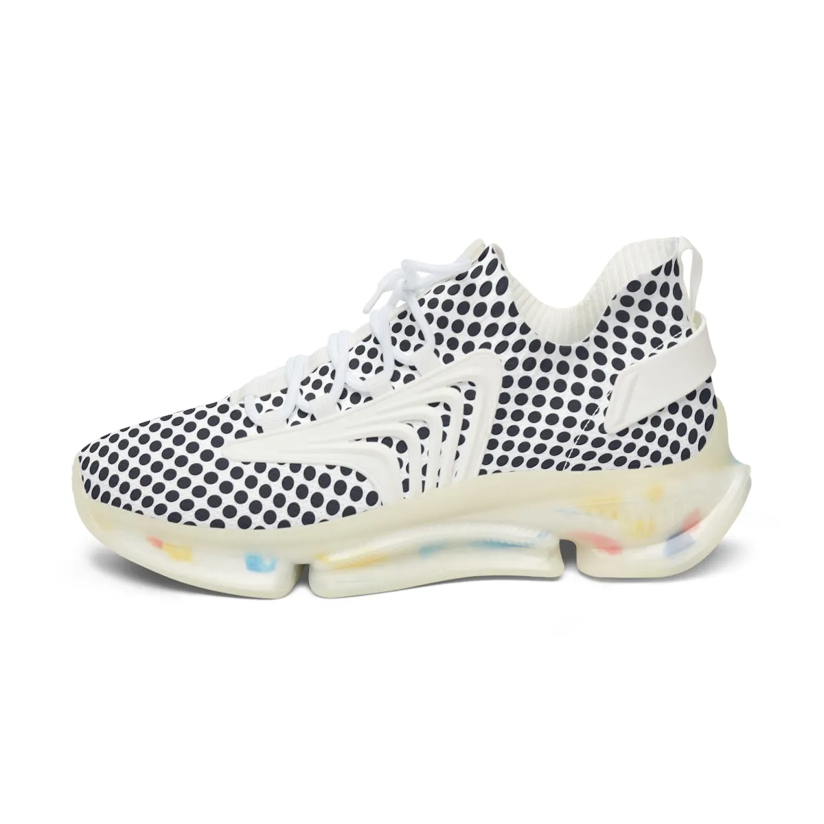 Polka Dots Women's Mesh Sneakers