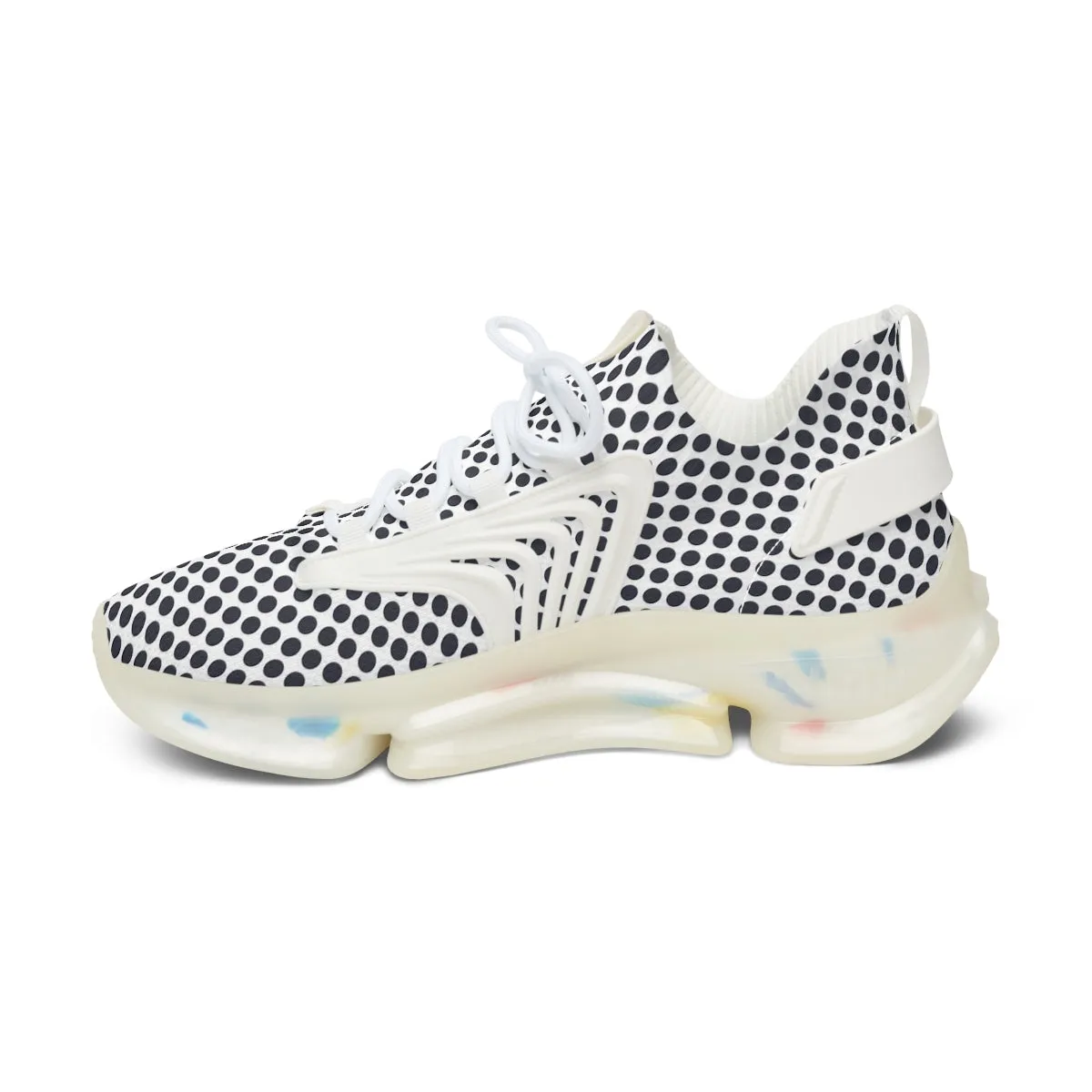 Polka Dots Women's Mesh Sneakers