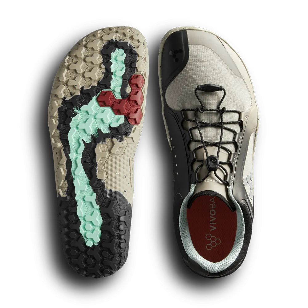 [PRE-ORDER] Vivobarefoot Primus Trail III All Weather FG Mens Pebble (ETA. MID DEC)