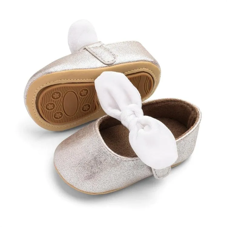 Princess-Themed Soft Cloth Prewalker Shoes for Baby Girls