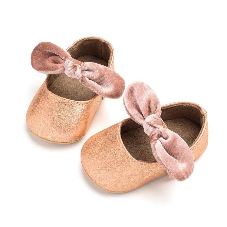 Princess-Themed Soft Cloth Prewalker Shoes for Baby Girls