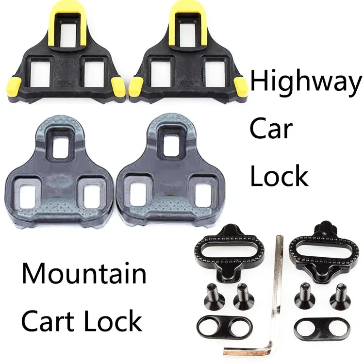 PROMEND Road Mountain Bike Shoe Lock Cleat Self-Locking Pedal Cleat(Mountain Cart Lock)