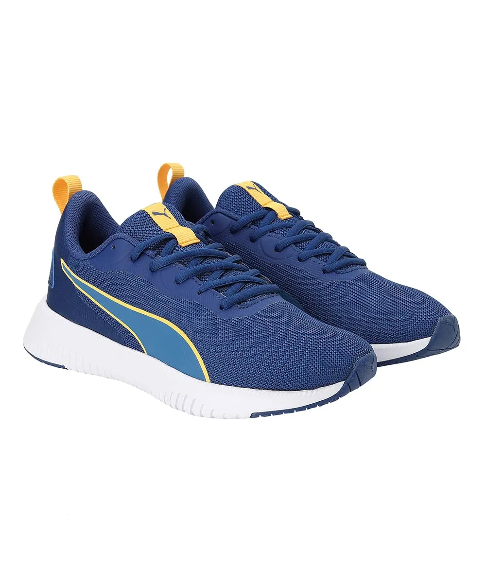 Puma Unisex-Child Flyer Flex Jr Blazing Blue-Lake Blue White Sneaker - 4 UK (19556214)