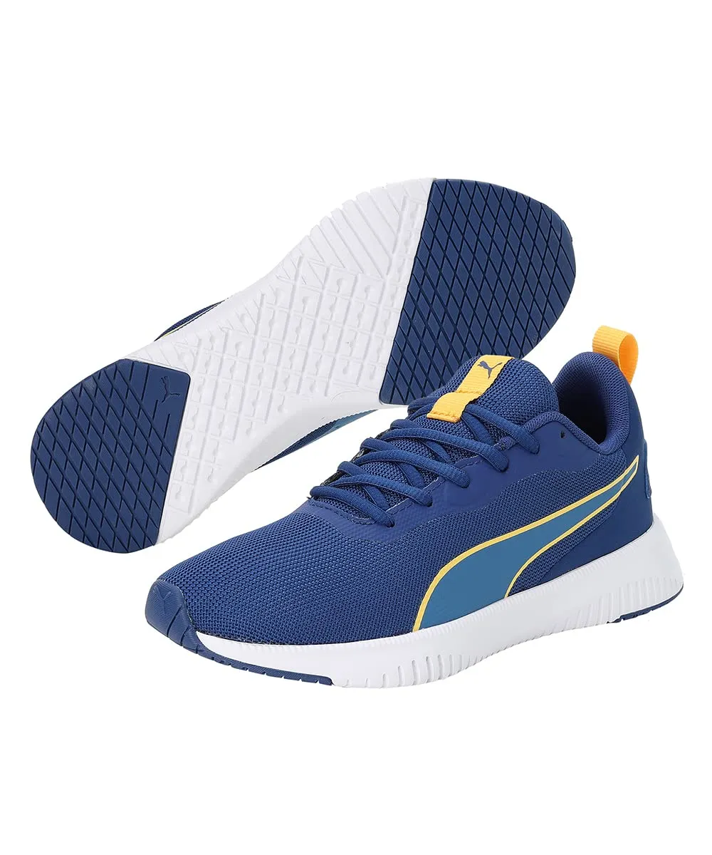 Puma Unisex-Child Flyer Flex Jr Blazing Blue-Lake Blue White Sneaker - 4 UK (19556214)