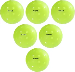 "Elevate Your Pickleball Performance with A11N S40 Outdoor Pickleball Balls - Approved by USA Pickleball, in Stylish Neon Green, Fuchsia, and Tangerine!"