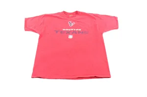 Reebok Logo Houston Texas Football T-Shirt