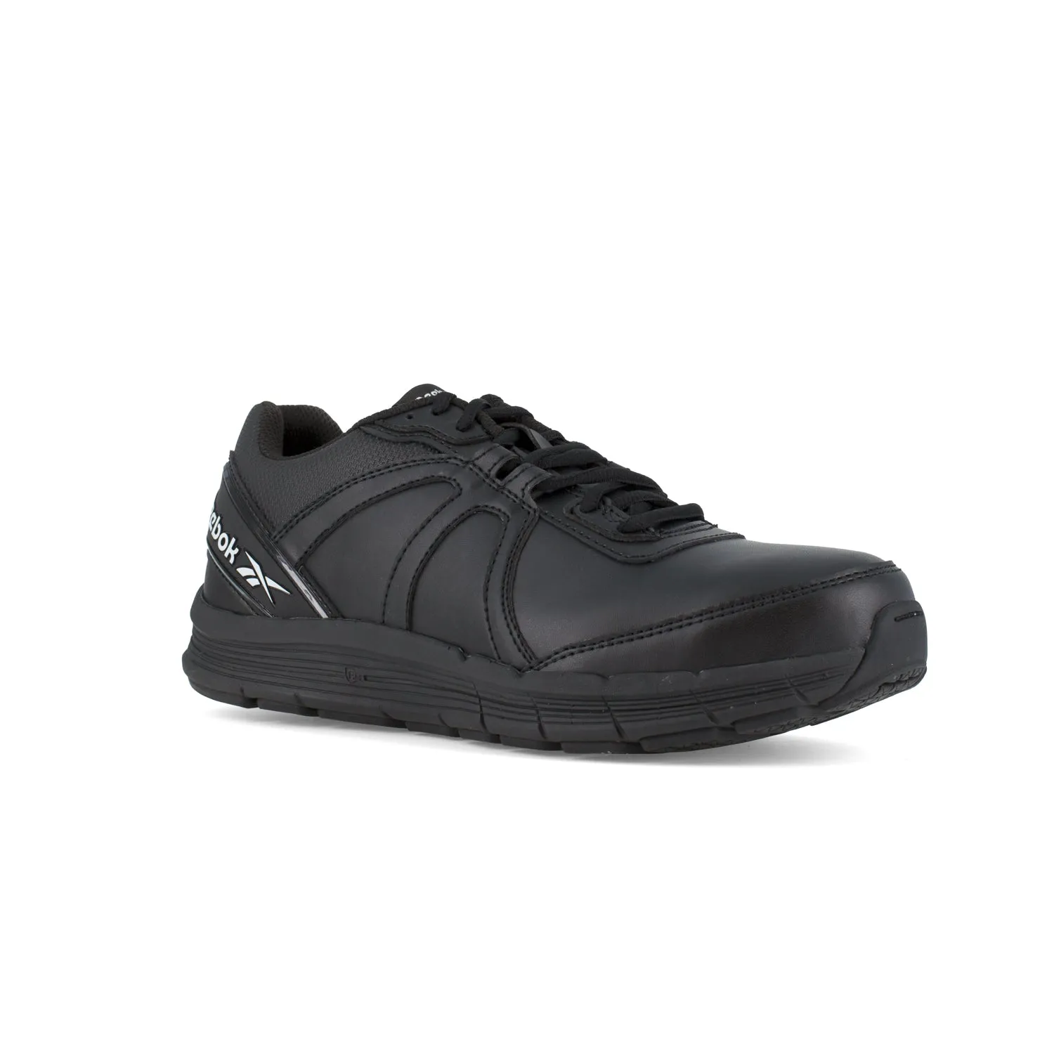 Reebok Womens Black Leather Work Shoes ST Oxford Guide