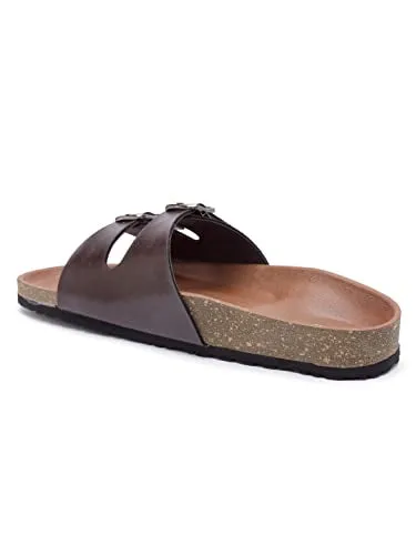 REFOAM OWRFMO-02(W) Women's Outdoor | Trendy | Stylish Brown Synthetic Leather Casual Sandal