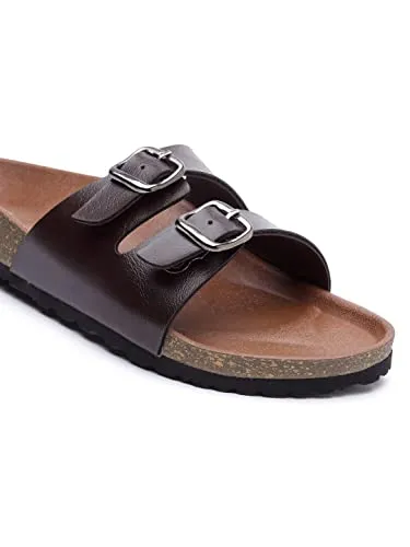 REFOAM OWRFMO-02(W) Women's Outdoor | Trendy | Stylish Brown Synthetic Leather Casual Sandal