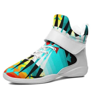 Ribbonwork Bustles Ipottaa Basketball / Sport High Top Shoes - White Sole