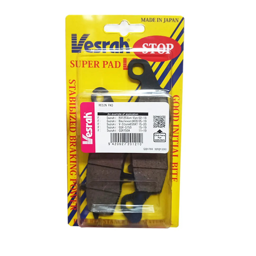 SD123/3 Ceramic Organic disc pads Vesrah (SD1233)