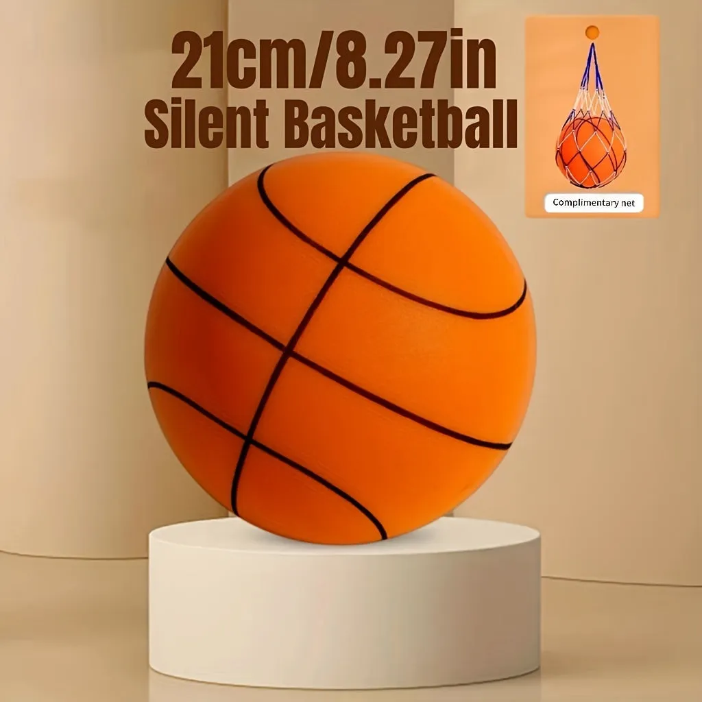 Silent Training Basketball with Free Net Bag Size 5