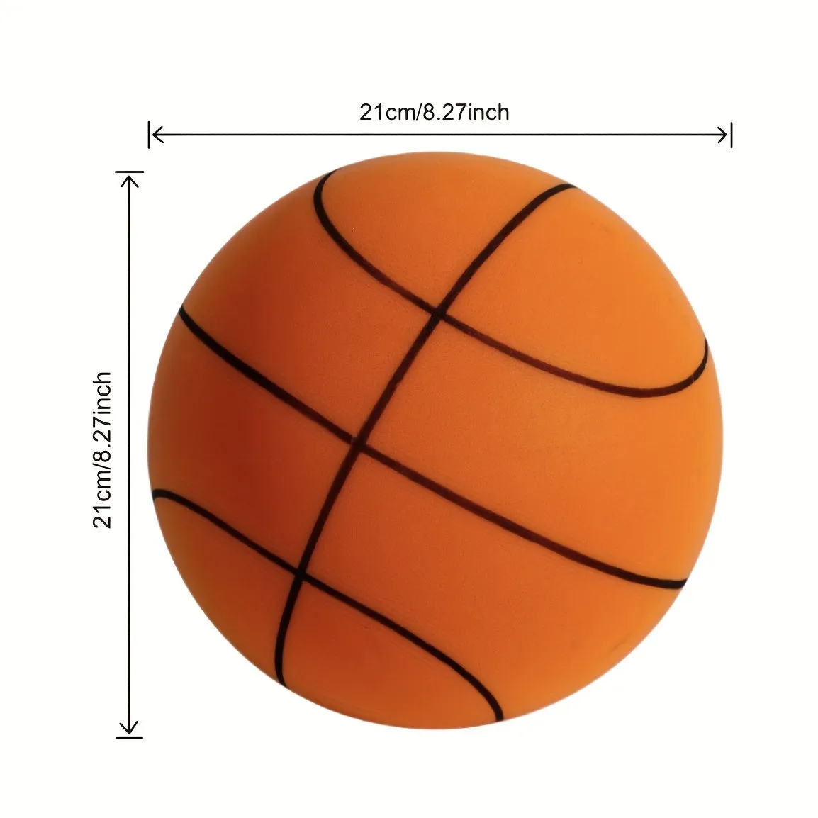 Silent Training Basketball with Free Net Bag Size 5