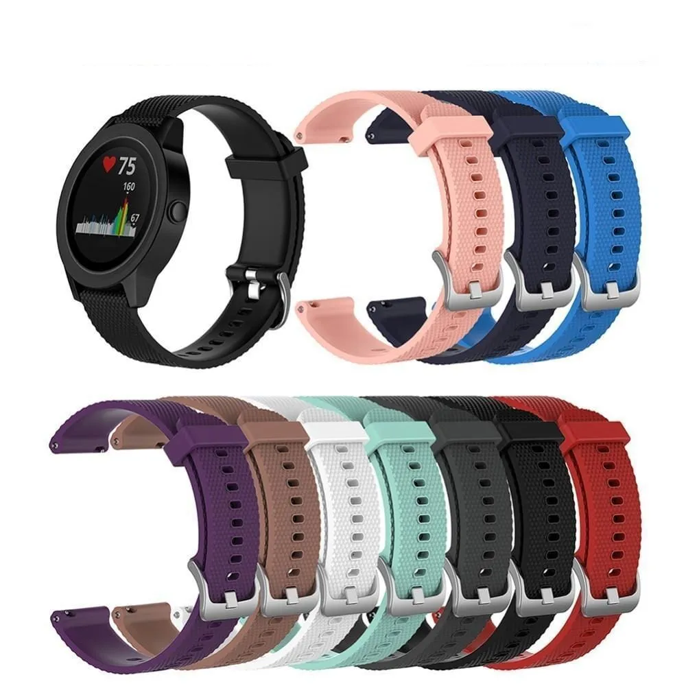 Silicone Watch Straps Compatible with the Garmin Vivomove HR & HR Sports