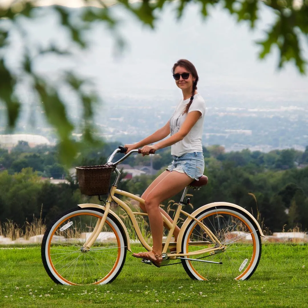 sixthreezero Breathe Women's 26" Single Speed Beach Cruiser Bicycle