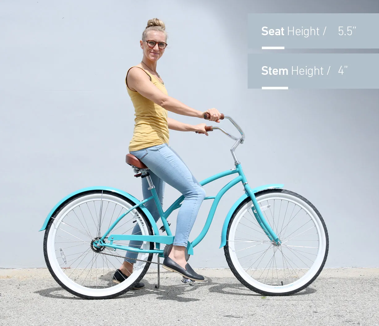 sixthreezero Breathe Women's 26" Single Speed Beach Cruiser Bicycle