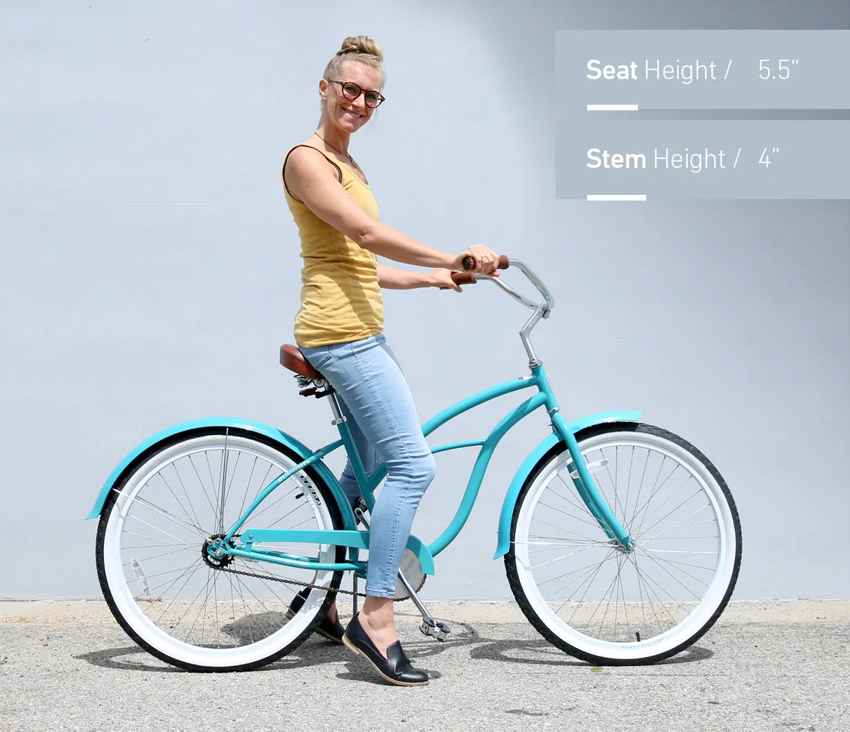 sixthreezero Breathe Women's 26" Single Speed Beach Cruiser Bicycle