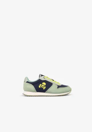 SNEAKERS WITH SKULL INSIGNIA