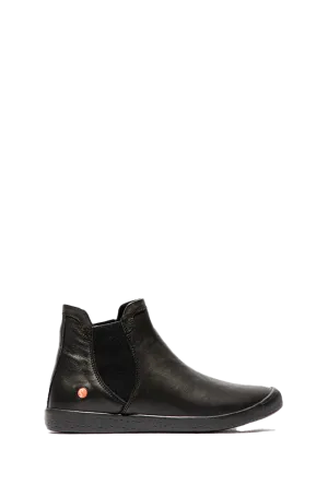 Softinos ITZI Ankle Boots in Supple Black