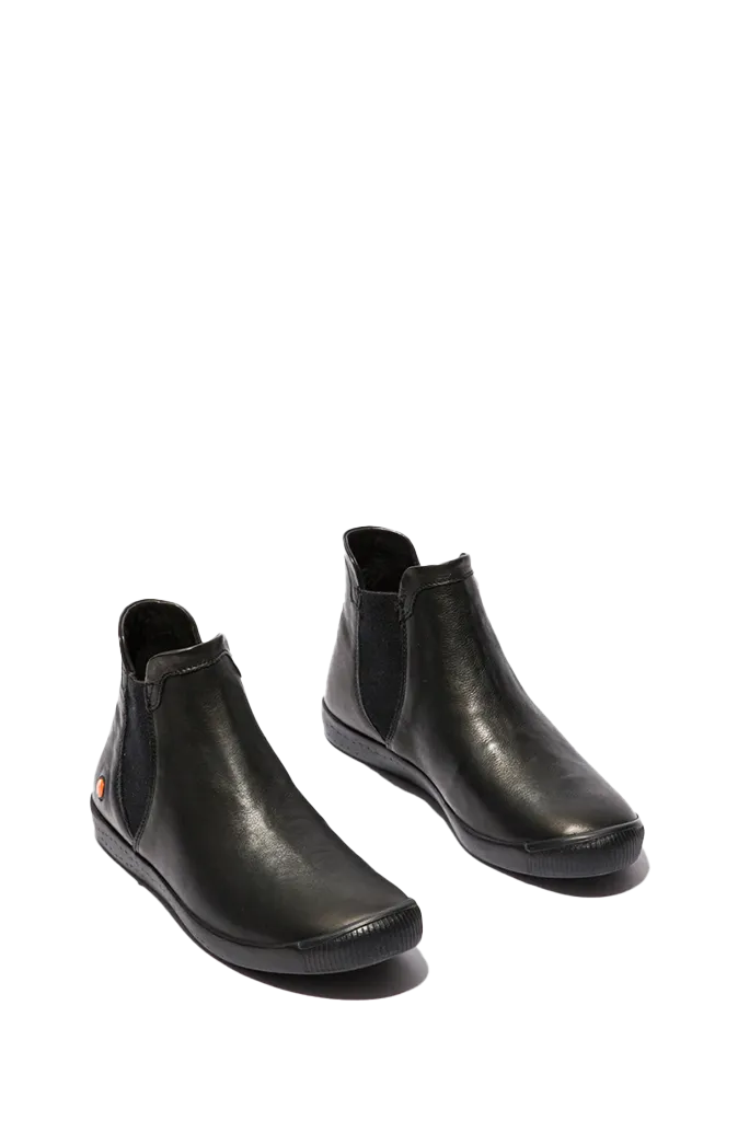 Softinos ITZI Ankle Boots in Supple Black