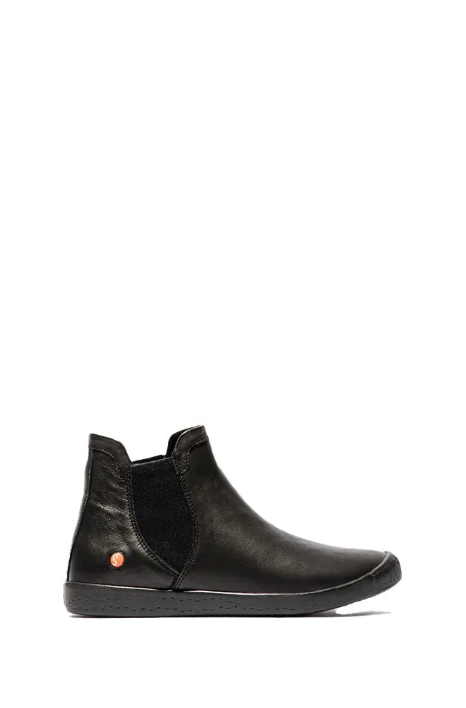 Softinos ITZI Ankle Boots in Supple Black